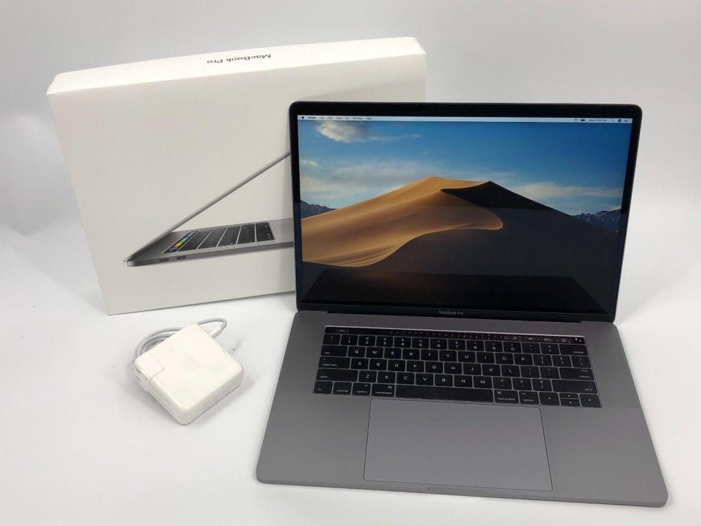 Apple MacBook Pro Touch Bar Space Gray 15 Laptop 256GB