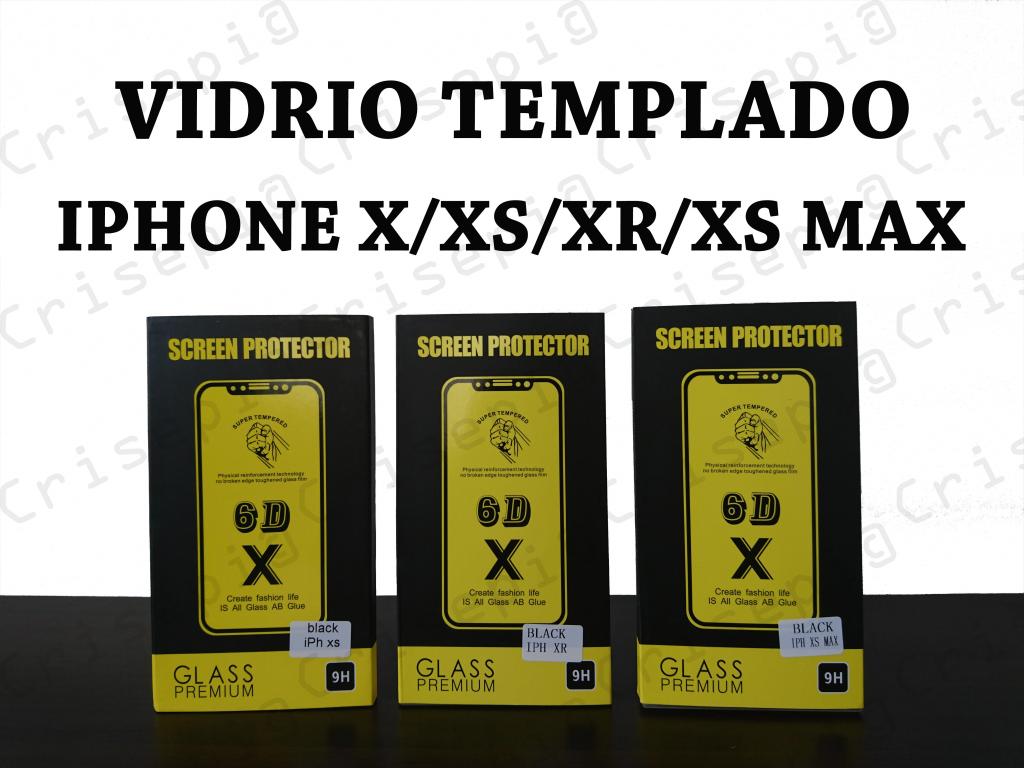Mica Vidrio Templado 6D protector de pantalla para Iphone X