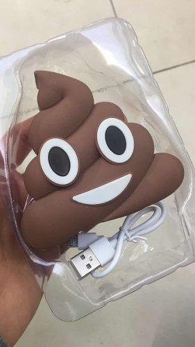 Cargador Bateria Portatil Power Bank Poop Emoji Carga Rapida