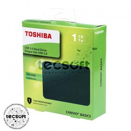 Disco Duro Externo Toshiba 2.5'', 1tb, Usb 3.0, Negro