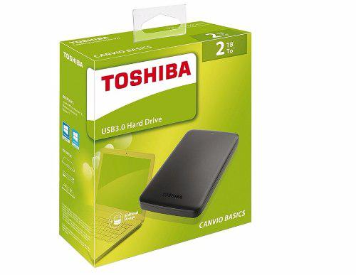 Disco Externo 2 Teras Toshiba Canvio Basics Usb 3.0/ 2.0