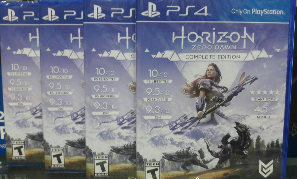 Horizon Zero Dawn Complete Edition Ps4 Nuevo y Sellado Stock