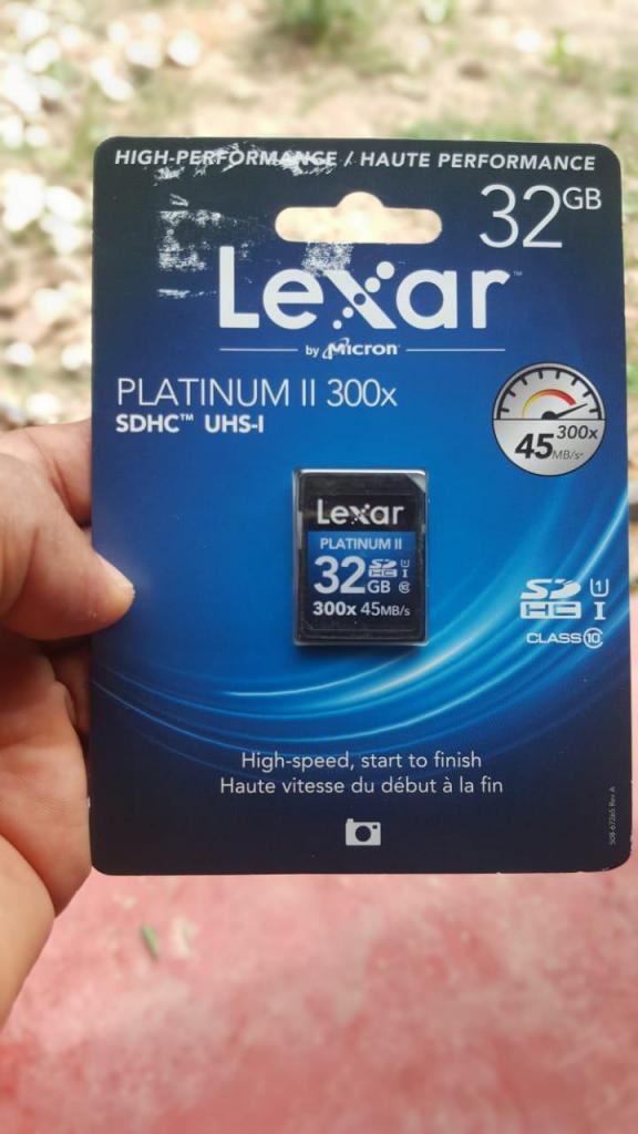 MEMORIA SD CARD 32 GB LEXAR