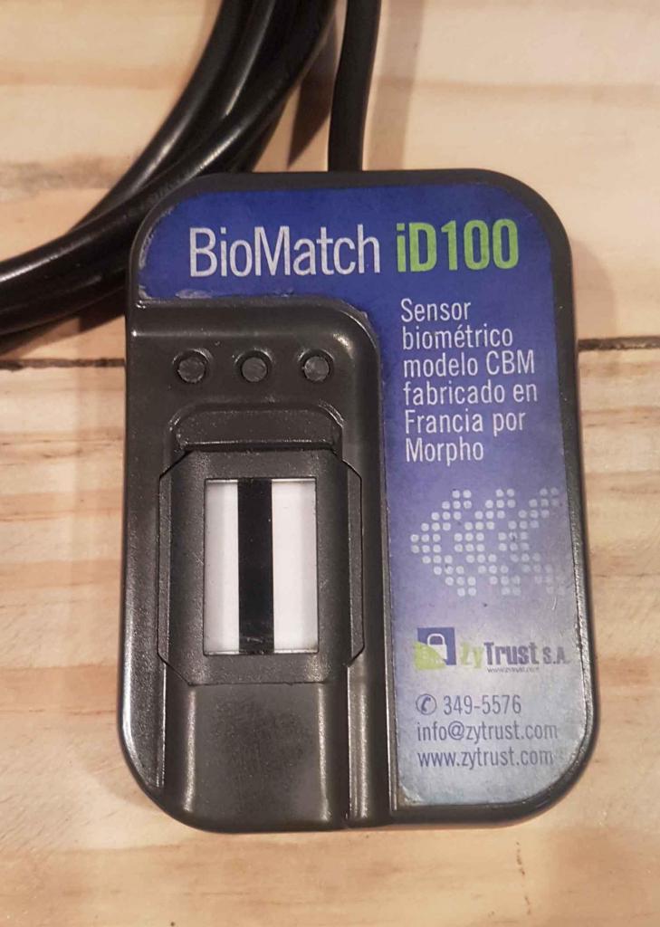 lector biometrico huella digital. BioMatch i100, modelo CBM