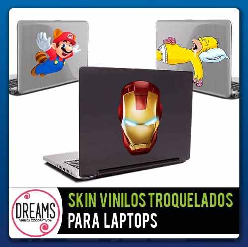 Skin Vinilos-sticker - Troquelados Laptop Decora-personaliza