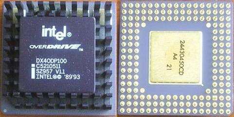 Intel 486dx4-100mhz Overdrive Para Placas 486 Funciona A 5v