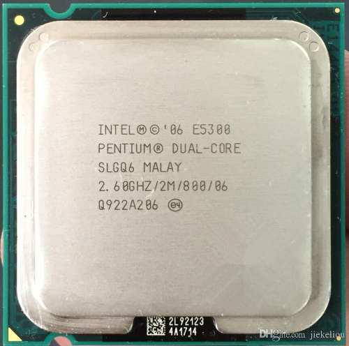 Procesador Dual Core E5300 2.60 Ghz Bus 800 Socket 775 Intel