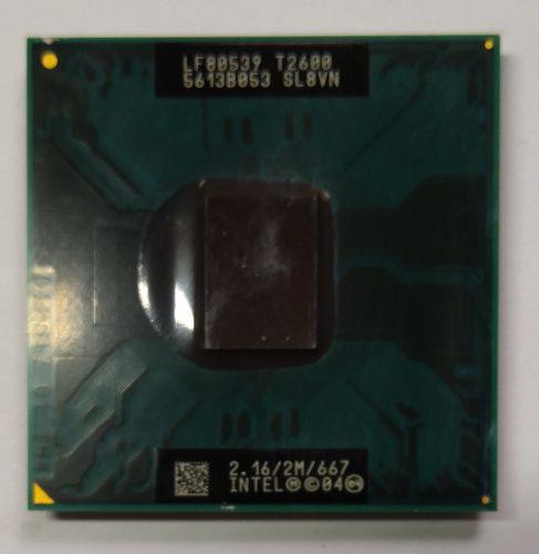 Procesador Intel Core Duo T2600 2.16ghz