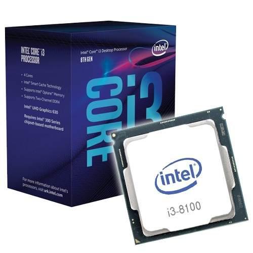 Procesador Intel Core I3-8100 Optane/3.6 Ghz/6 Mb/lga1151
