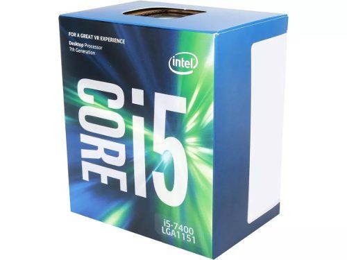 Procesador Intel Core I5-7400, 3.00 Ghz, 6mb L3, Lga1151