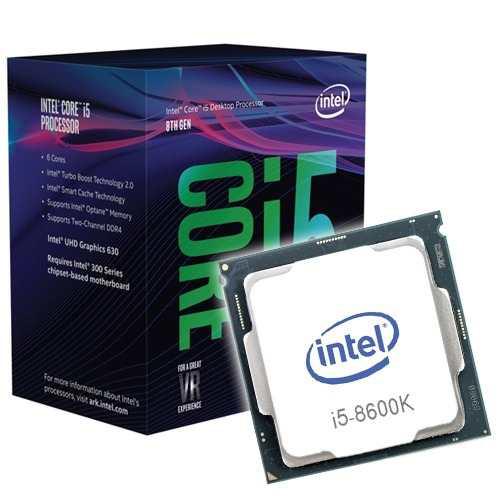 Procesador Intel Core I5-8600k Optane/3.6 Ghz/9 Mb/lga1151