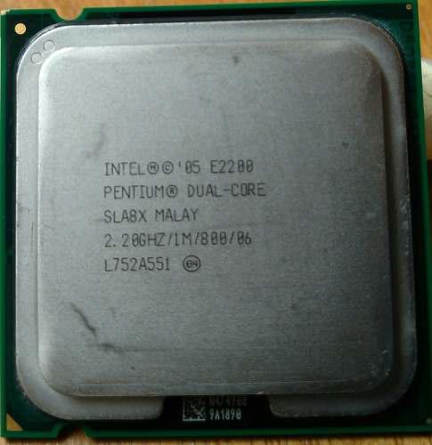 Procesador Intel Dual Core E2200 De 2.20ghz/1m/800 Lga 775