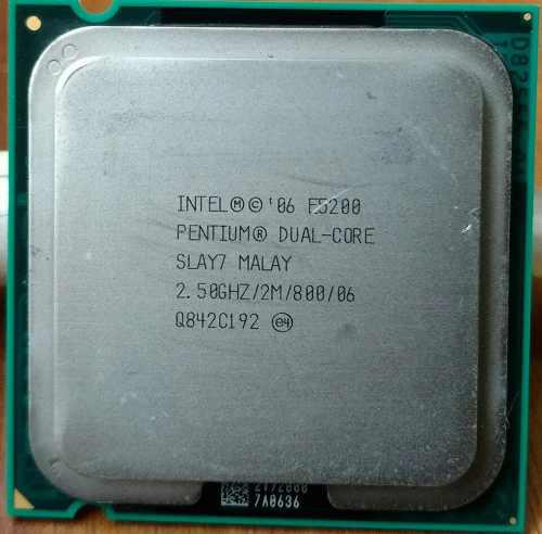 Procesador Intel Dual Core E5200 De 2.50ghz/2m/800 Lga 775