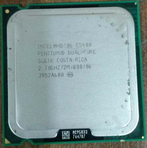 Procesador Pentium Dual Core E5400 De 2.70ghz/2m/800 Lga 775