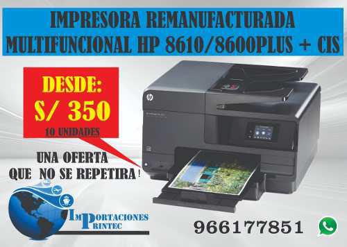 Impresora Hp Officet Jet Pro 8610/8600 Plus