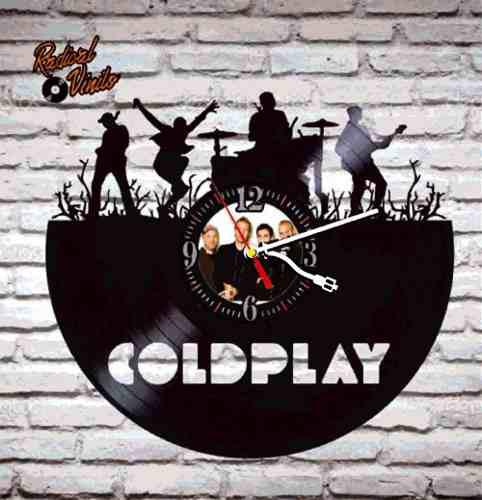 Reloj De Vinilo Retro Coldplay 2 Regalos