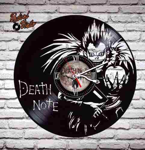 Reloj De Vinilo Retro Death Note Regalos