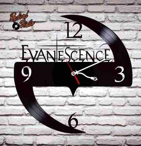 Reloj De Vinilo Retro Evanescence 2 Regalos