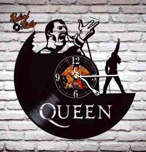 Reloj De Vinilo Retro Queen Freddie Mercury Regalos