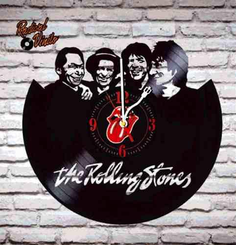 Reloj De Vinilo Retro The Rolling Stones Regalos