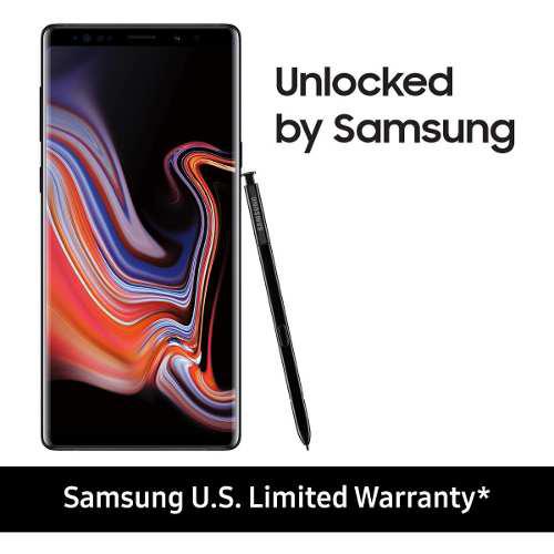 Samsung Galaxy Note 9 Factory Unlocked Phone With 6.4 Scree