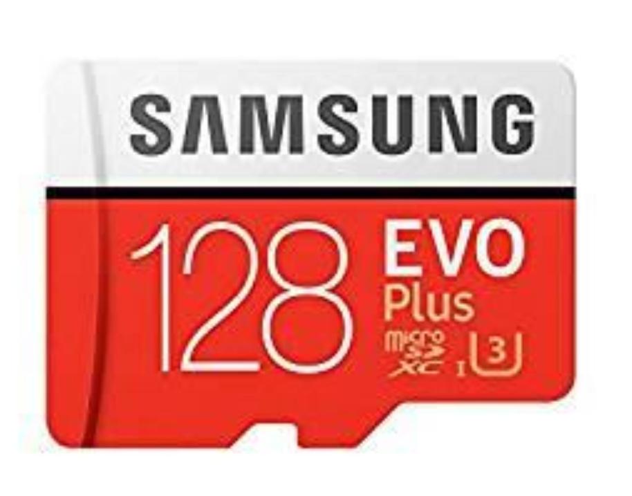 Samsung Memoria Micro SD 4k 128gb EVO plus Clase 10 U3 Nuevo