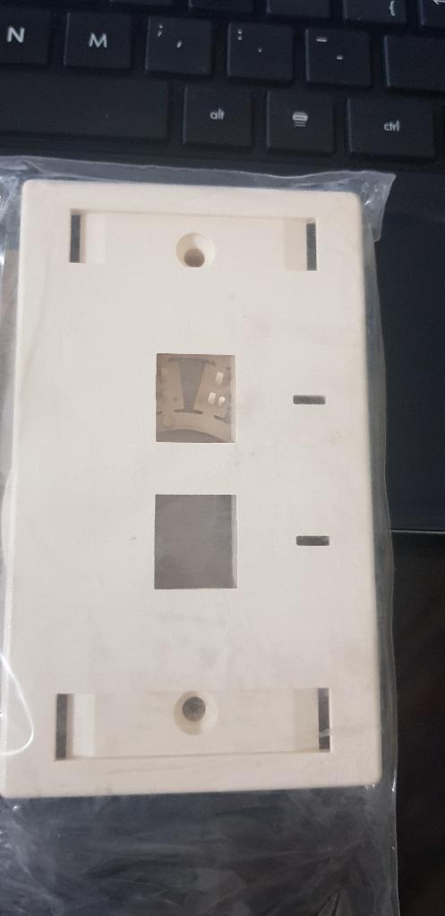 Face Plate 2 Port Tyco