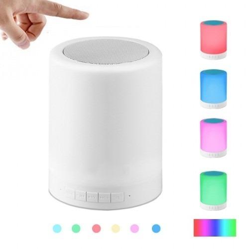 Parlante Lampara Led Bluetooth Colores Touch