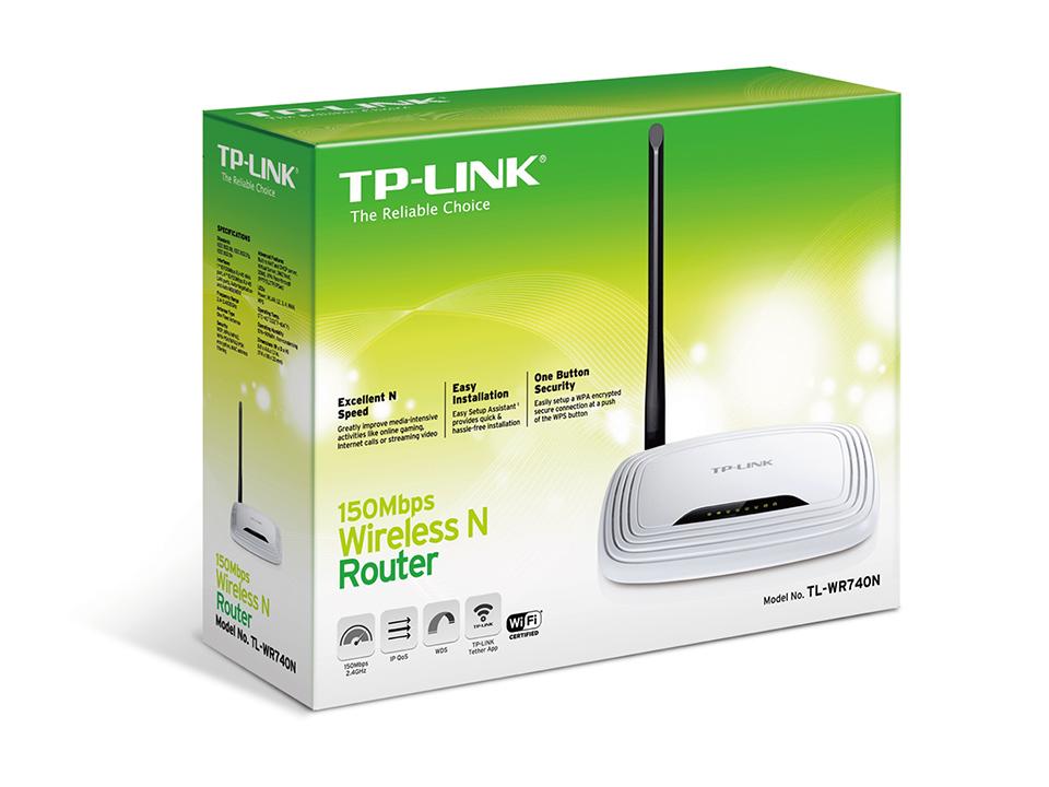 Router Inalámbrico N 150Mbps TLWR740N