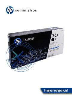 artucho de Toner HP 26A LaserJet, negro, presentación en