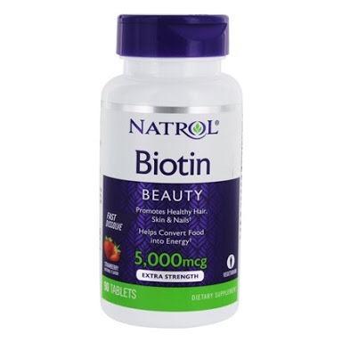 Biotin De 250 Tabletas Para El Crecimiento De Cabello Y Barb