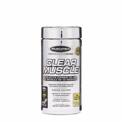 Clear Muscle Muscletech 168 Capsulas Vence 2019