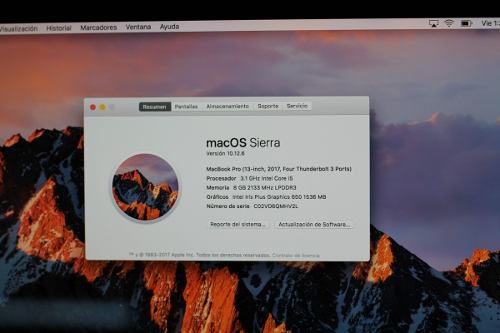 Macbook Pro 13.3 Retina Con Touchbar 