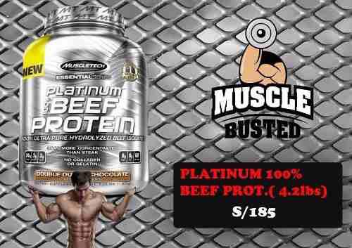 Mucletech: Platinum 100% Beef Protein