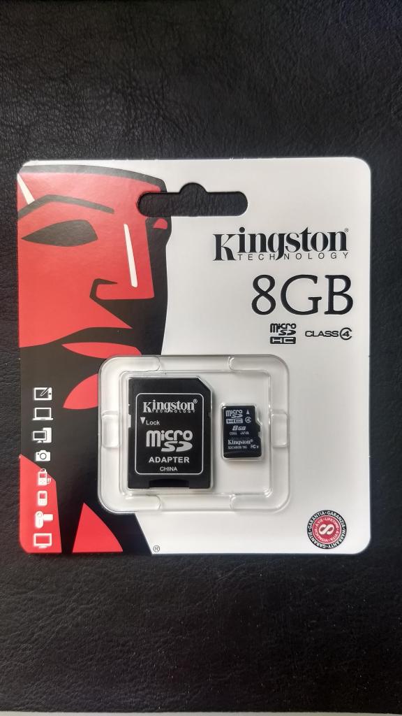 Nuevo Memoria Micro Sd Kingston 8 Gb Clase 4 Sd Hc