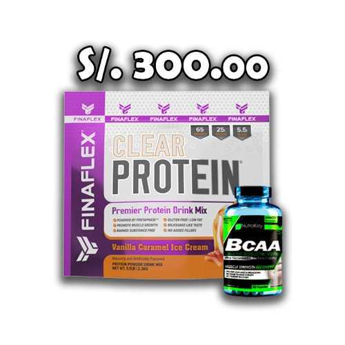 Oferta Clear Protein Finaflex 2.3kg + Bcaa Nutrakey +regalo