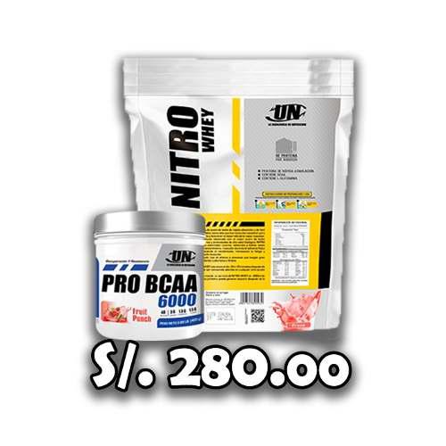 Oferta Pack Nitrowhey 3 Kg + Pro Bcaa 6000