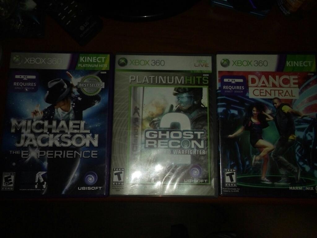 Pack 3 Juegos de Xbox 360