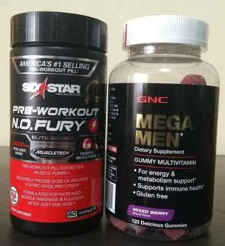 Pack Duo Pre Workout Musclet 72tab+multivitamin 120tab Gnc
