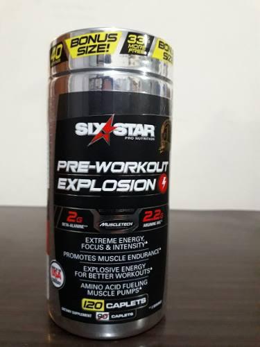 Pre Workout Explosion 120 Tabs Six Star Muscletech