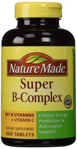 Super Complejo B + Vitamina C 460 Tabletas Marca Nature Made