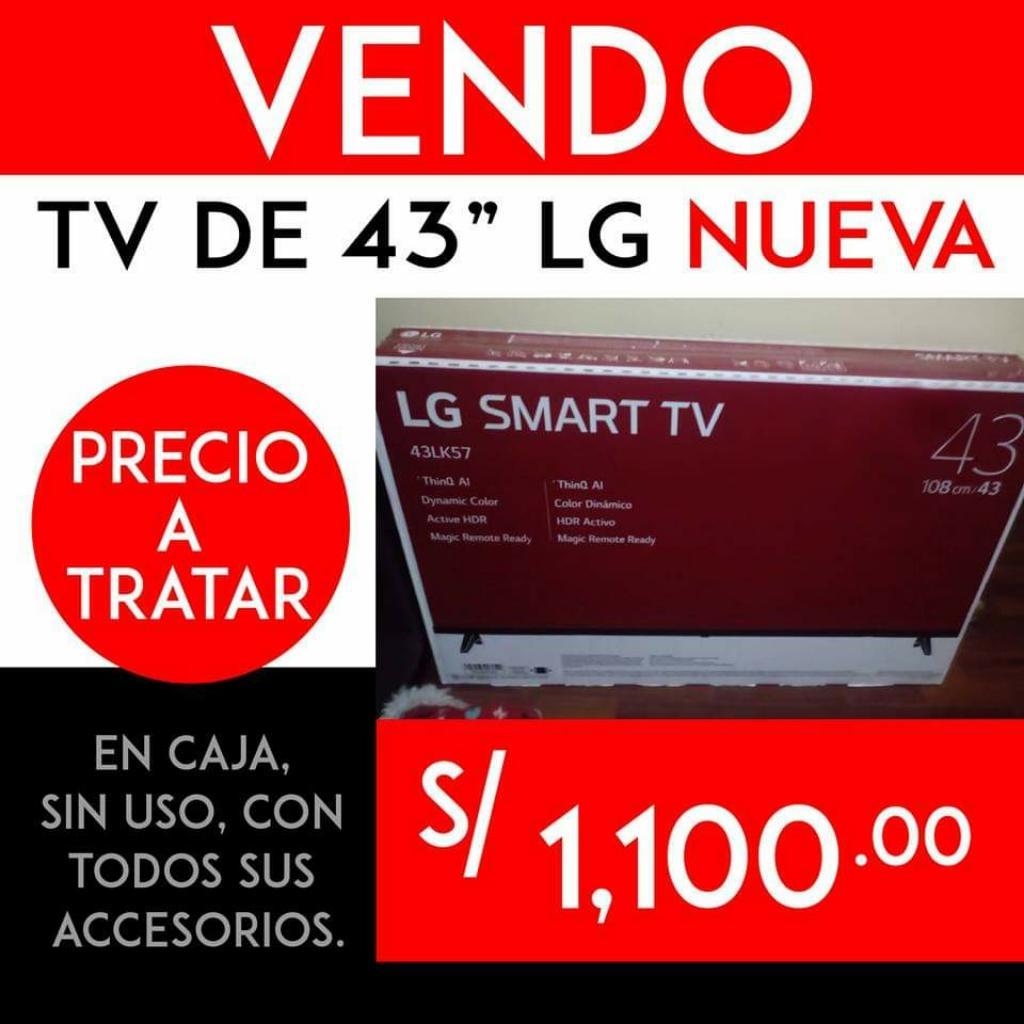 Vendo Televisor Lg 43'' Full Hd Magic