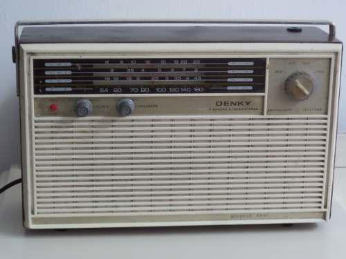 Antigua Radio A Transistores Funcionando Denky