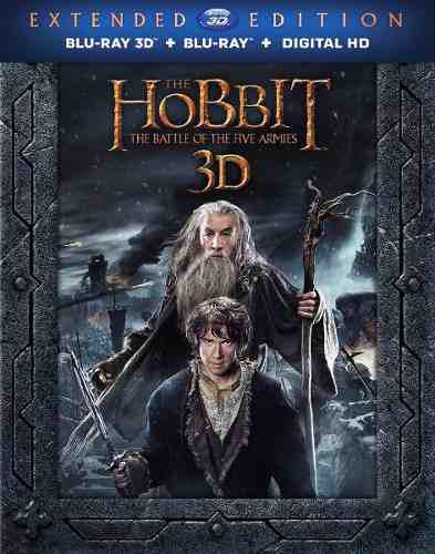 Blu Ray El Hobbit: La Batalla 3d - 2d Extendida - Stock