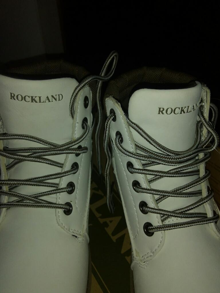 Botines Rockland Blancos