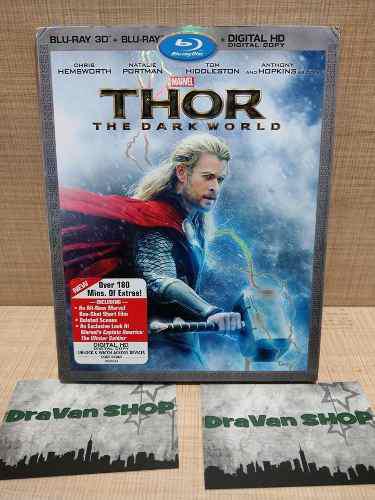 Thor The Dark World Blu Ray Pelicula Slipcover 3d