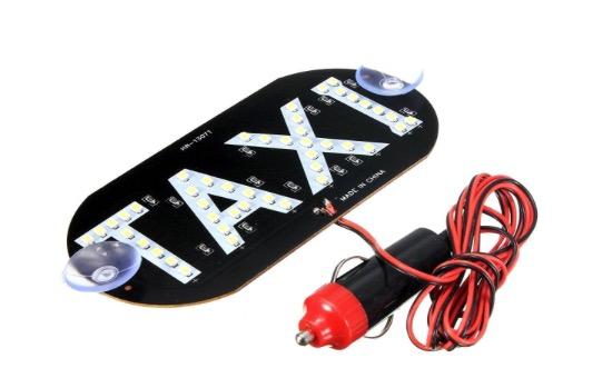 Aviso de taxi de 52 leds