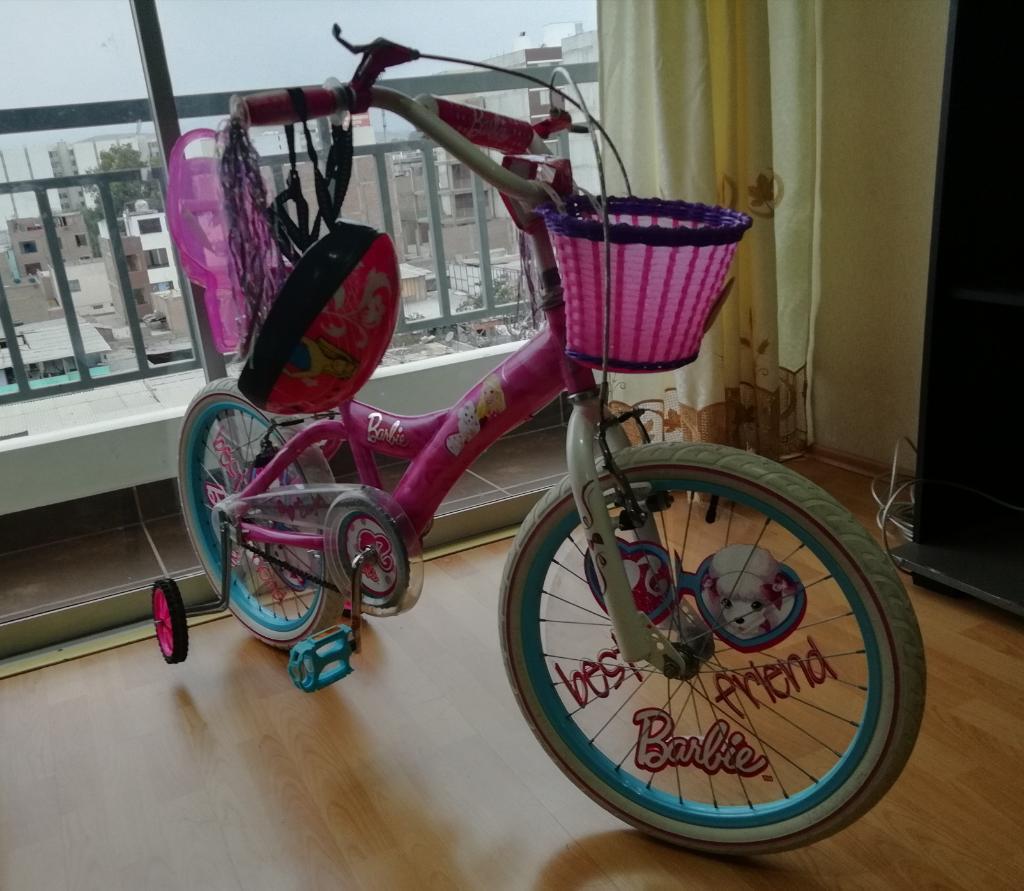 Bicicleta Barbie Niña