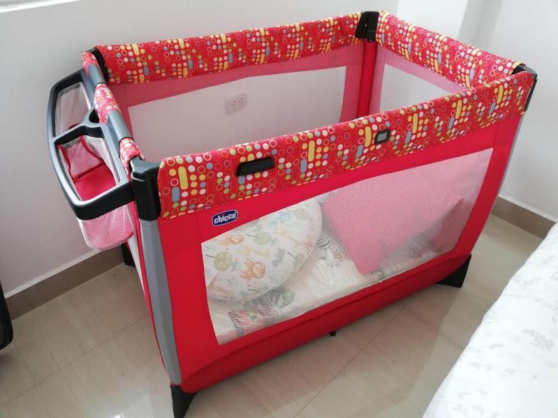 Cuna Corral CHICCO LULLABY ROJO