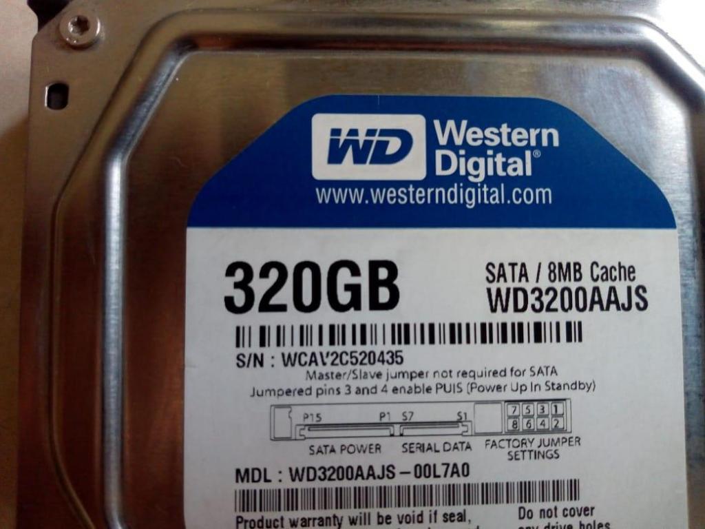 Disco duro 320gb para PC OK en Comas
